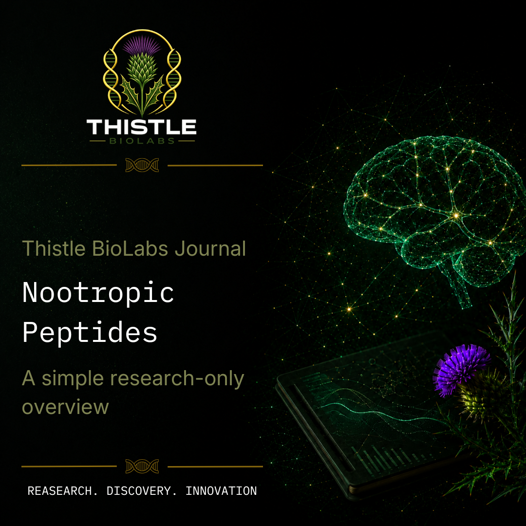 Nootropic peptide research overview – Thistle BioLabs Journal