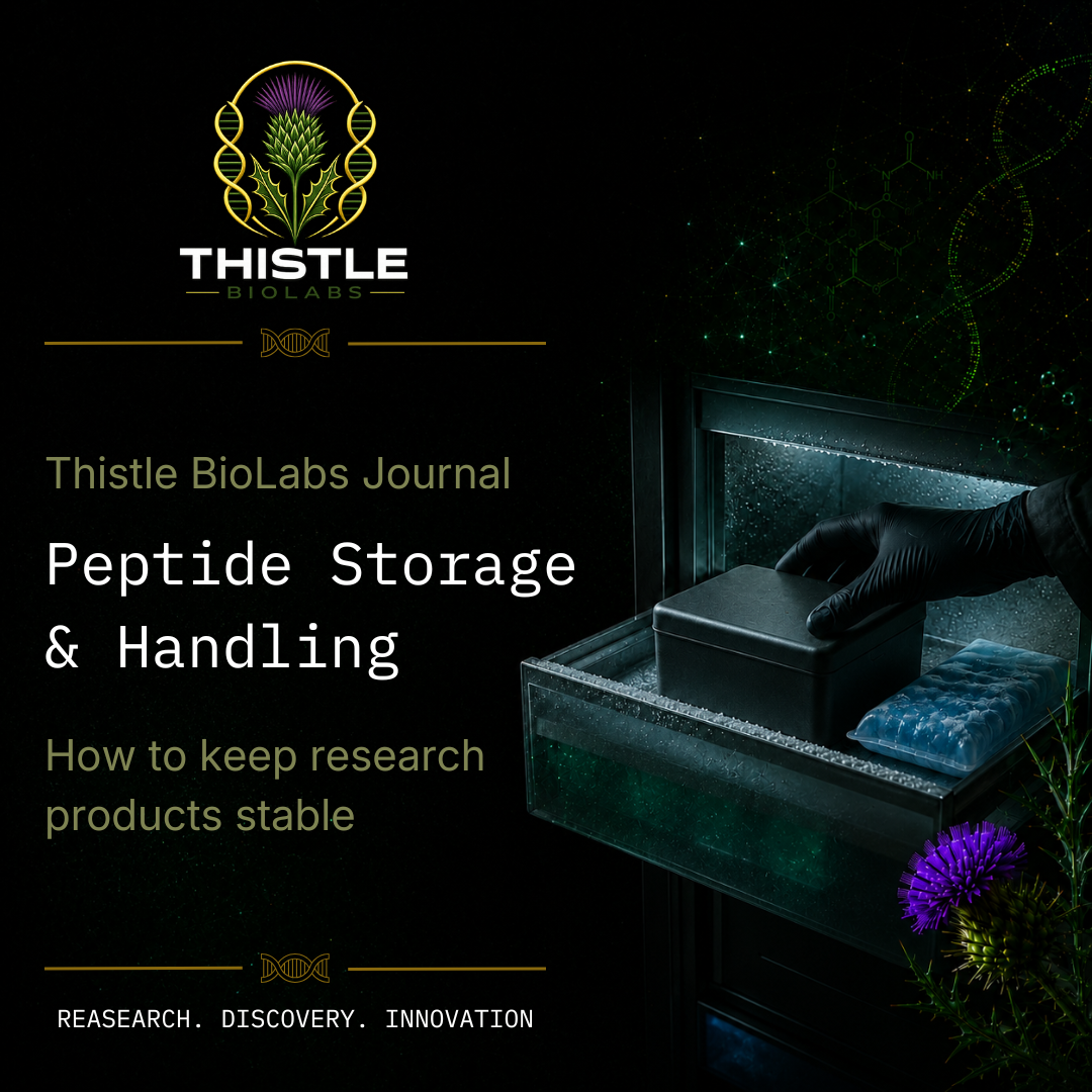 Research peptide storage and handling guide – Thistle BioLabs Journal