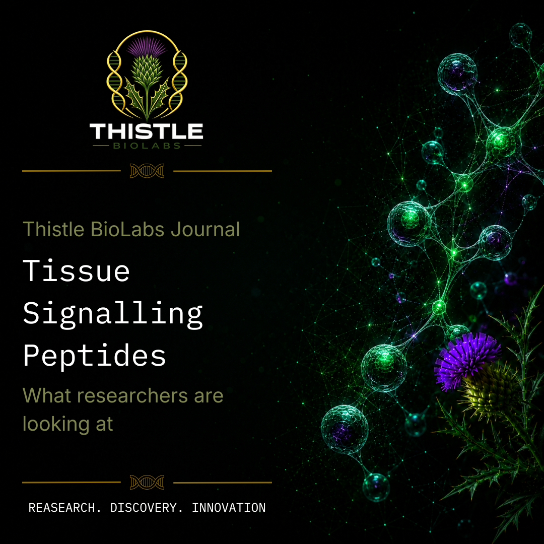 Tissue signalling peptide research guide – Thistle BioLabs Journal