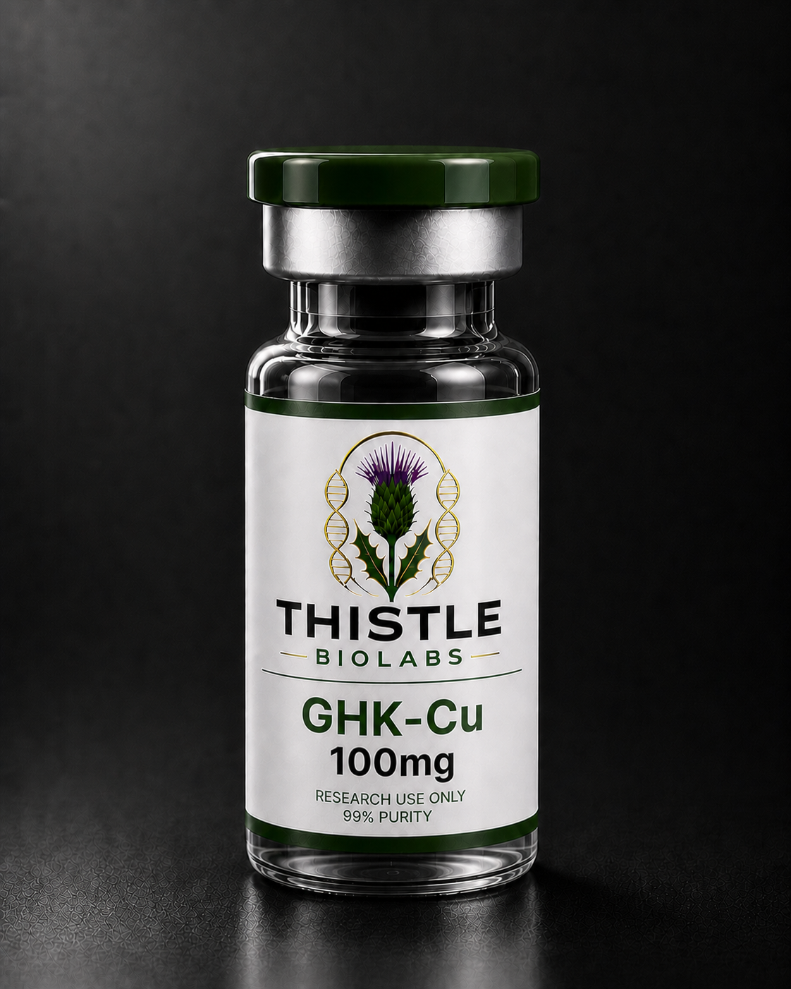 GHK-Cu 100mg | Peptide | Research Compound | Thistle Biolabs